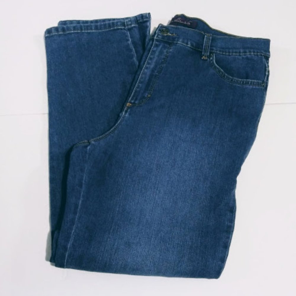 EUC*GLORIA VANDERBILT AMANDA JEANS*WOMEN 14P*STRAIGHT LEG